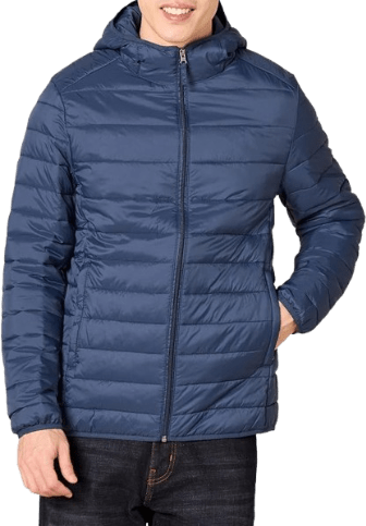 Amazon Essentials Men S Lightweight Water Resistant Packable Hooded