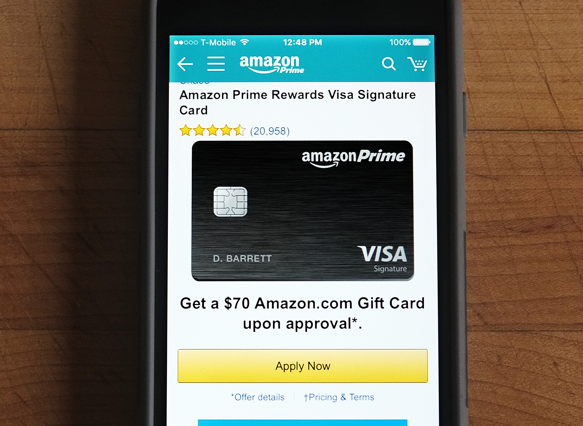 amazon credit card review