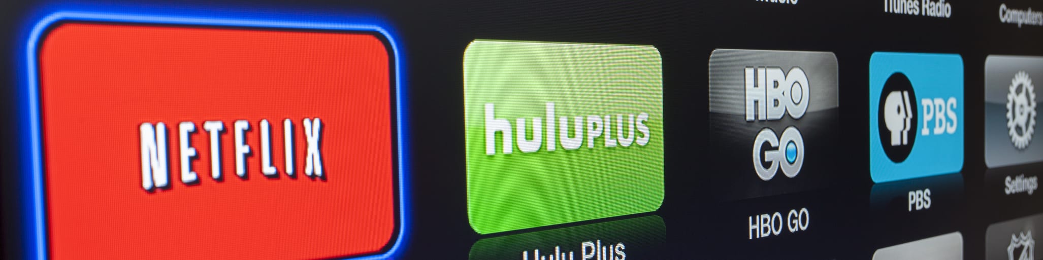 streaming service icons