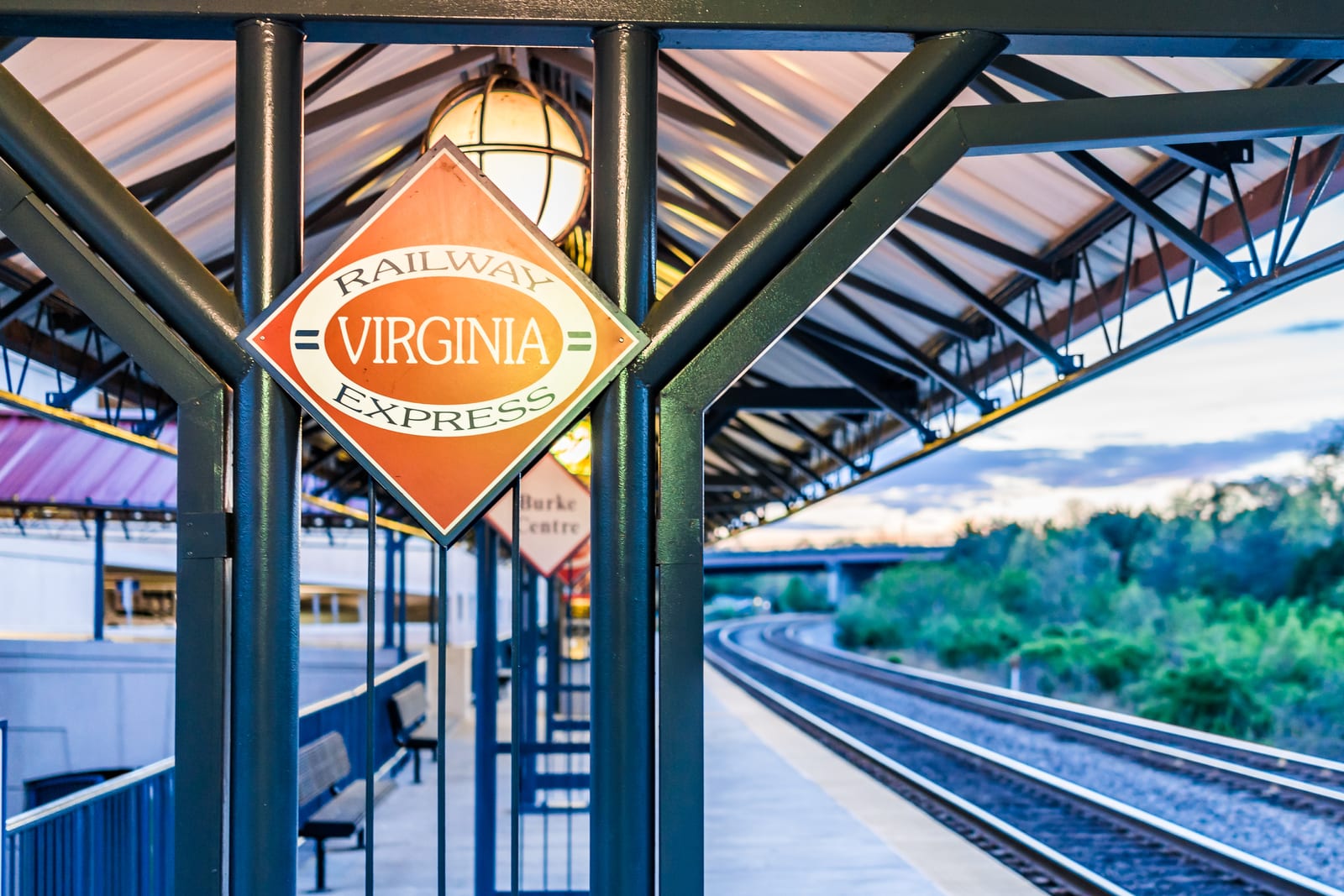 Virginia railway sign