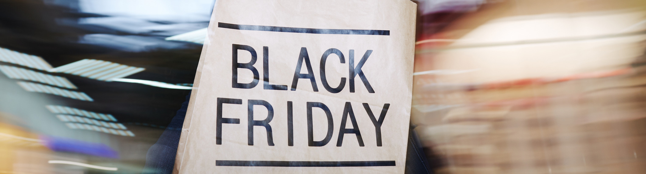 Black Friday shopping bag