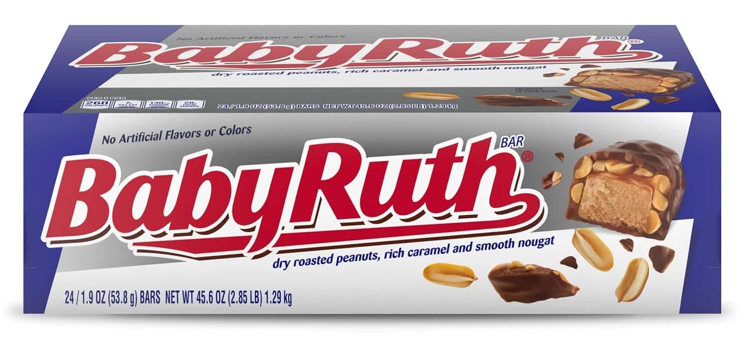 Baby Ruth Candy Bar 24-Pack
