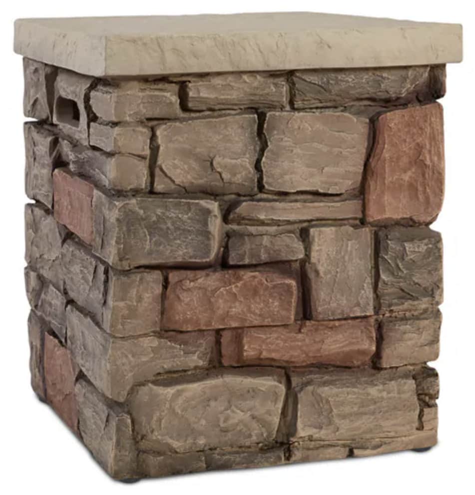 Real Flame Sedona Concrete Propane Tank Cover