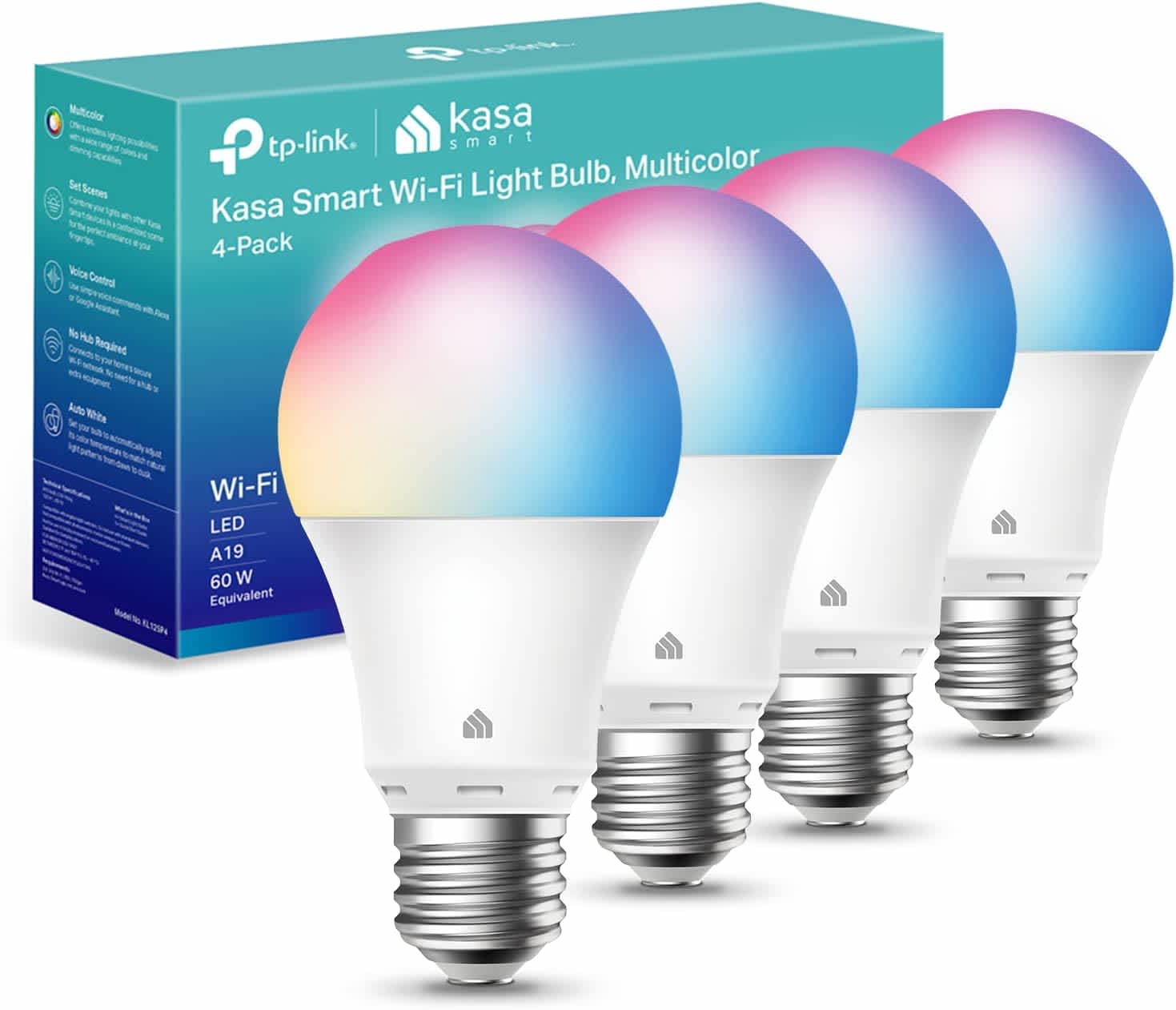 TP-Link Kasa Smart Light Bulb 4-Pack