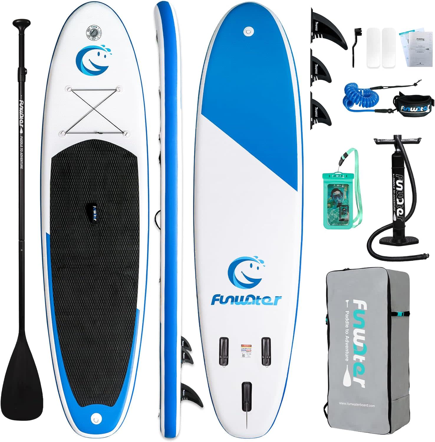 FunWater Stand Up Ultra-Light Inflatable Paddle Board