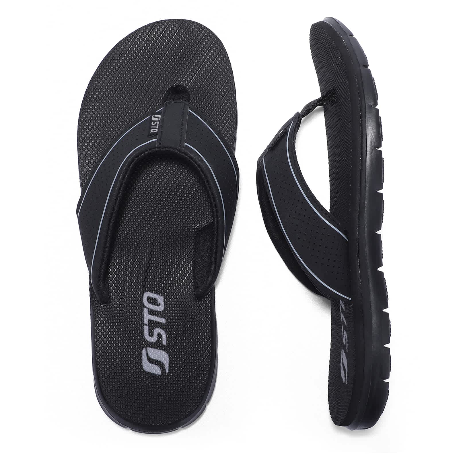 STQ Women's Memory Foam Thong Sandals