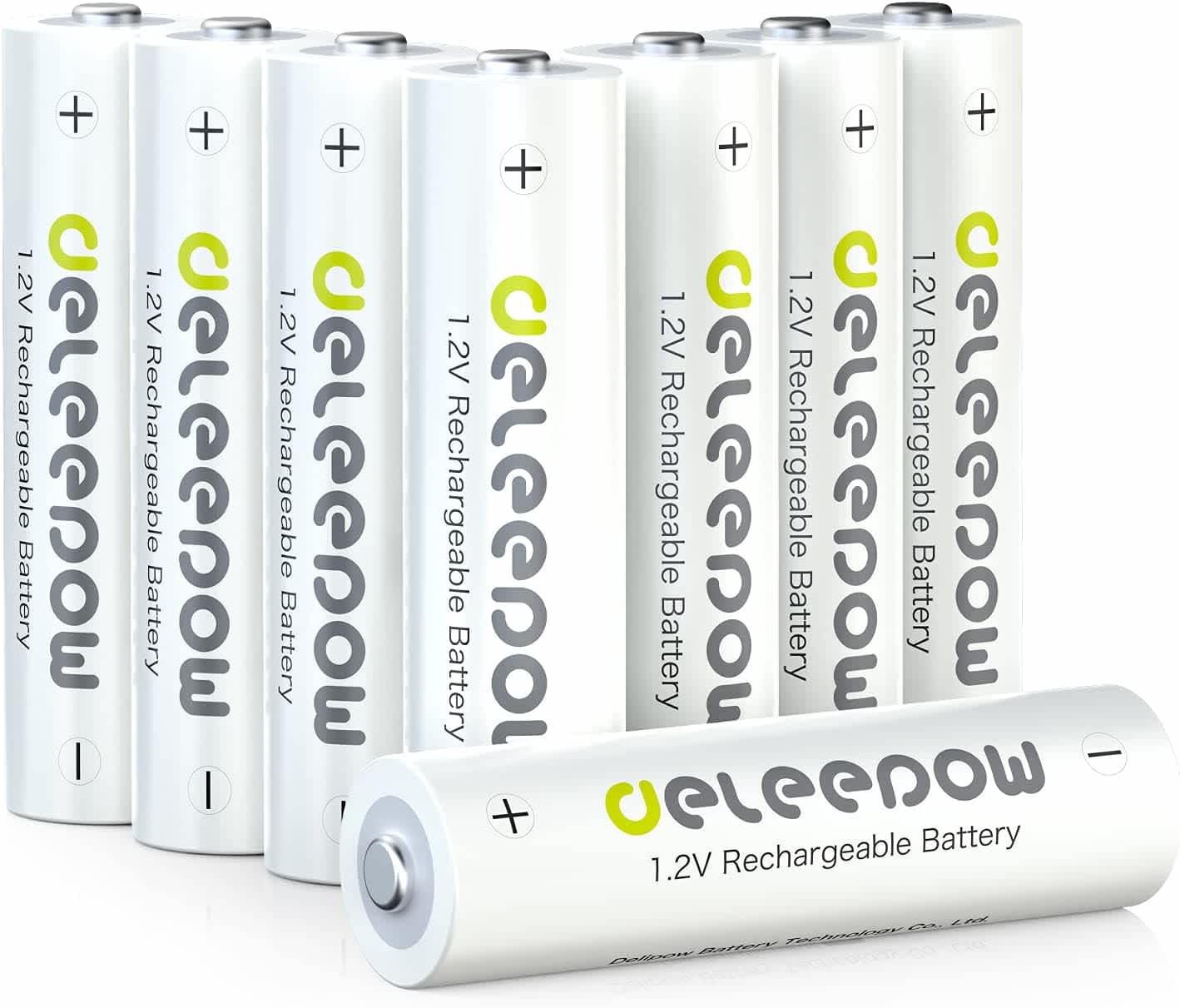 Deleepow AA Nimh Rechargeable Batteries 3300mAhn 8-Pack