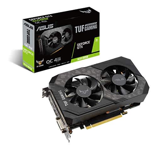 ASUS TUF Gaming GeForce GTX 1650 Super Overclocked 4GB Edition HDMI DP DVI Gaming Graphics Card