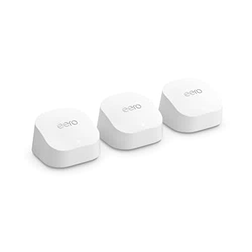 Introducing Amazon eero 6+ dual-band mesh Wi-Fi 6 system, with built-in Zigbee smart home hub and