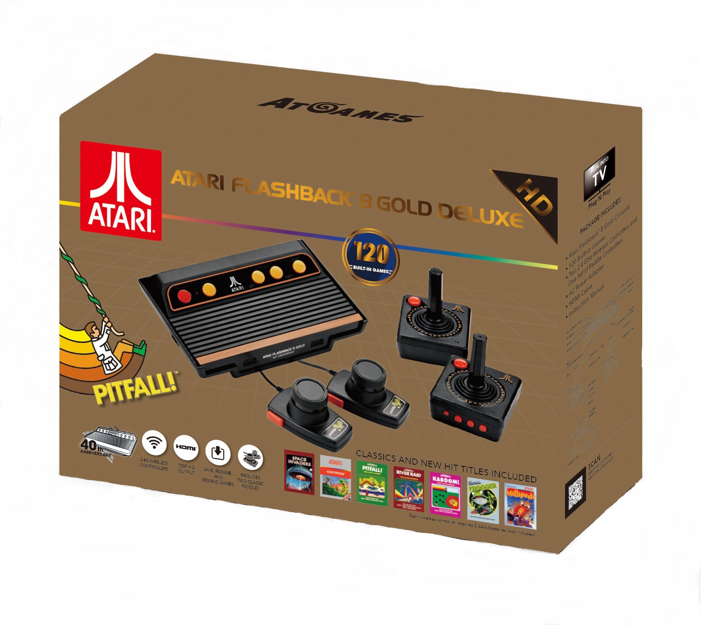 Atari Flashback 8 Gold Deluxe Game Console Atari Flashback 8 Gold Deluxe Game Console
