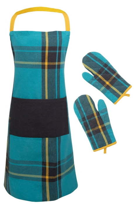 Mainstays 3-Piece Apron and Oven Mitt Set