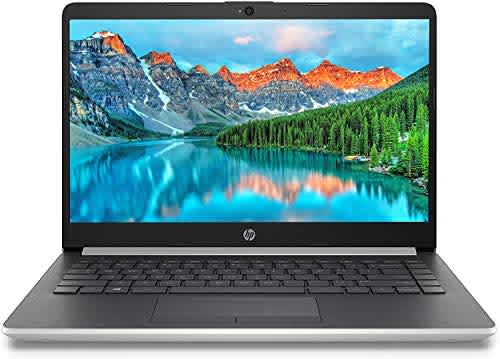 HP 2021 14" HD Slim and Light Laptop, AMD Ryzen 3 3200U Processor, 4GB Memory, 128GB SSD, AMD