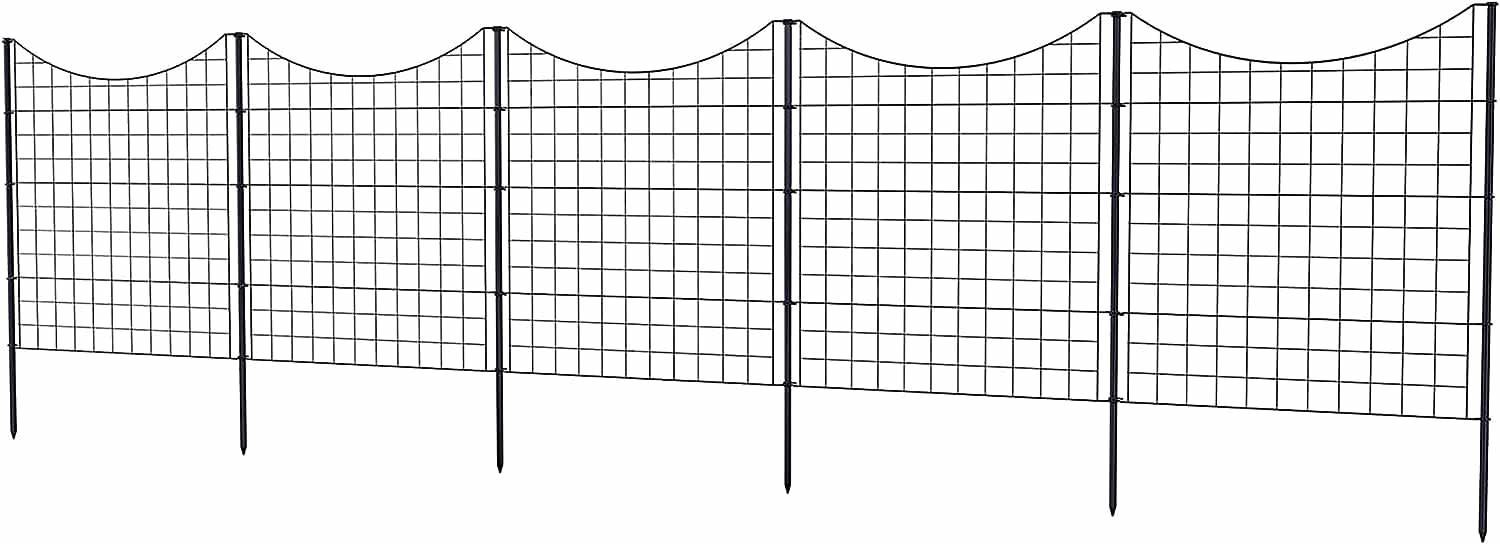 Zippity Outdoor Products 39" No Dig Decorative Metal Garden Dog Fence