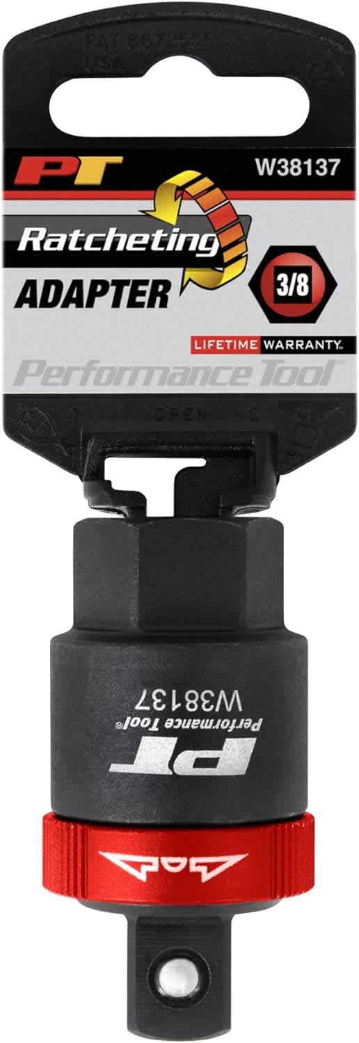 Performance Tools 3/8" Drive Ratcheting Adapter