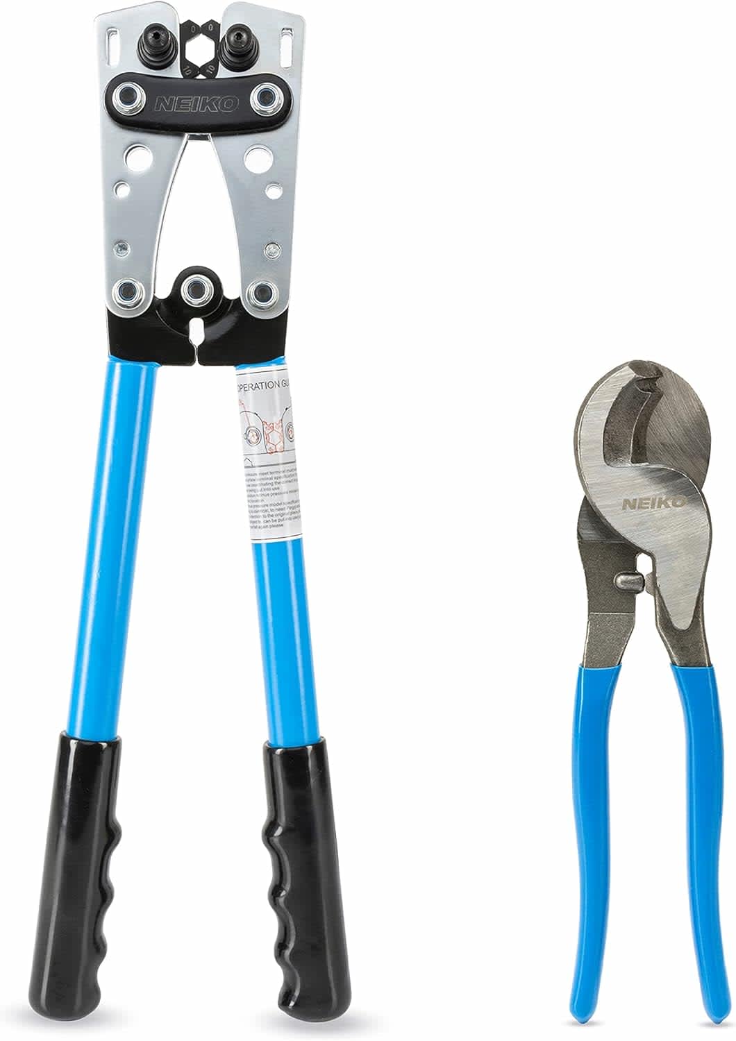 Neiko Lug Crimping Plier and Cable Cutter Set