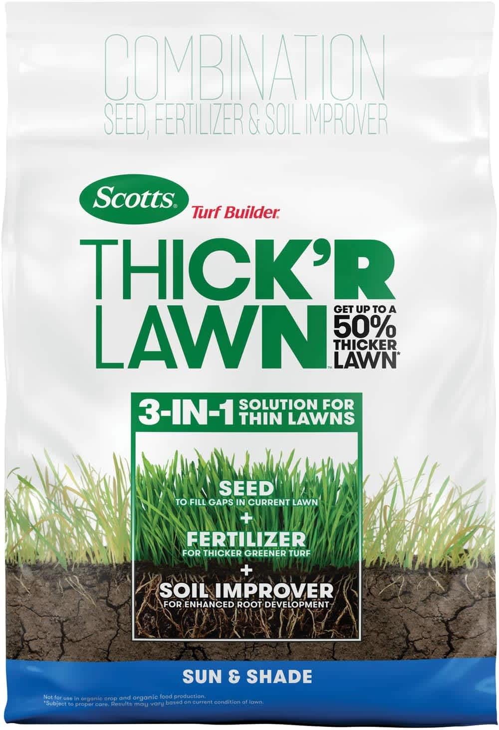 Scotts Turf Builder THICK'R LAWN Grass Seed 12-lb. Bag