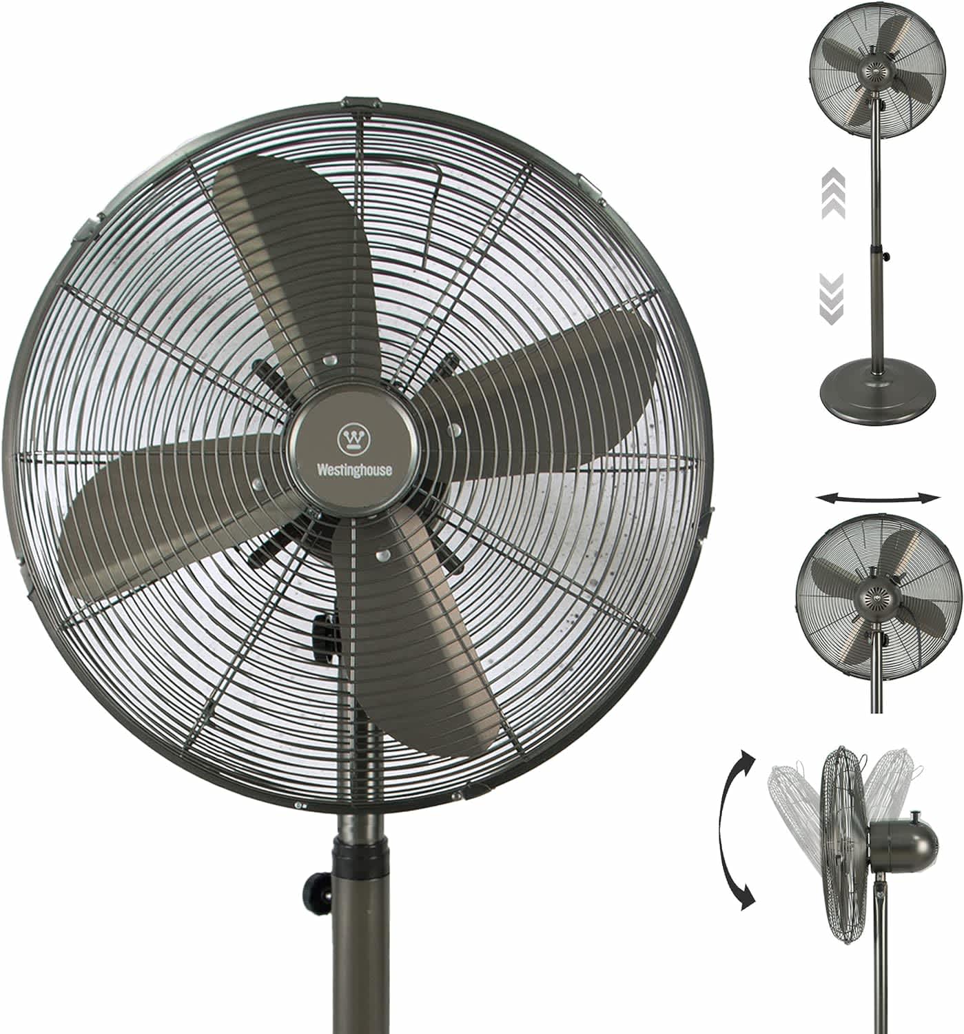 Westinghouse 16" Adjustable Tilt Oscillating Pedestal Fan