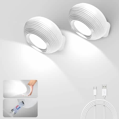 Magnetic Ball Wall Mounted LED Light 2-Pack