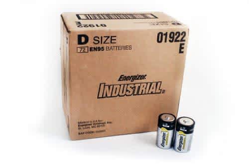 Energizer EN95 Industrial Alkaline Size D 72 Batteries