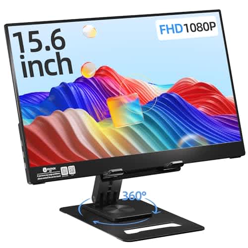 Ingnok 15.6" 1080p IPS Portable LED Monitor
