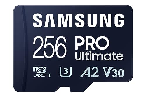 Samsung PRO Ultimate 256GB microSD Memory Card + Adapter