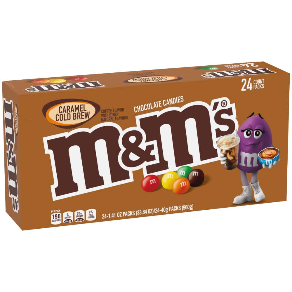 M&M's Caramel Cold Brew 1.4-oz. Bag 24-Pack