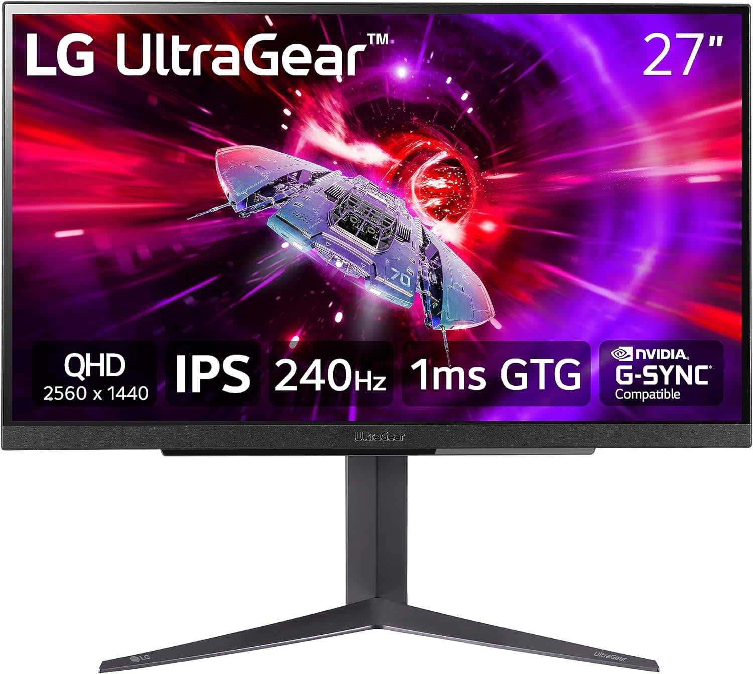 LG 27" UltraGear 1440p FreeSync Gaming Monitor