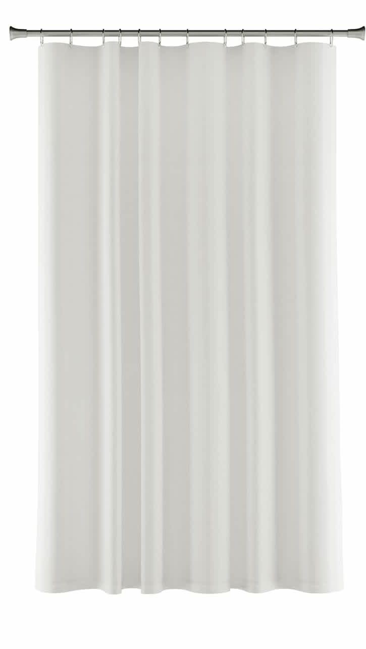 Maytex 70" x 72" Water-Repellent Fabric Shower Curtain Liner