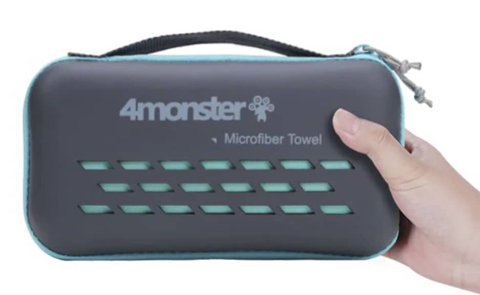 4Monster Quick Dry Towel w/ Travel Case
