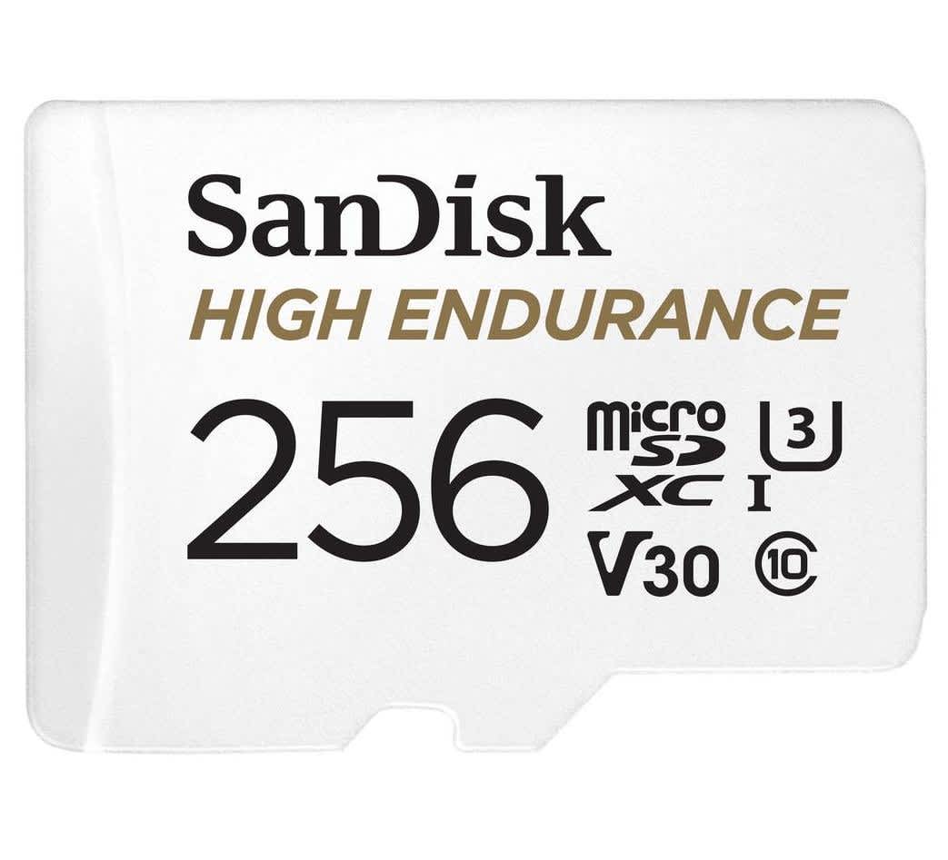 SanDisk 256GB High Endurance Video microSDXC Card with Adapter