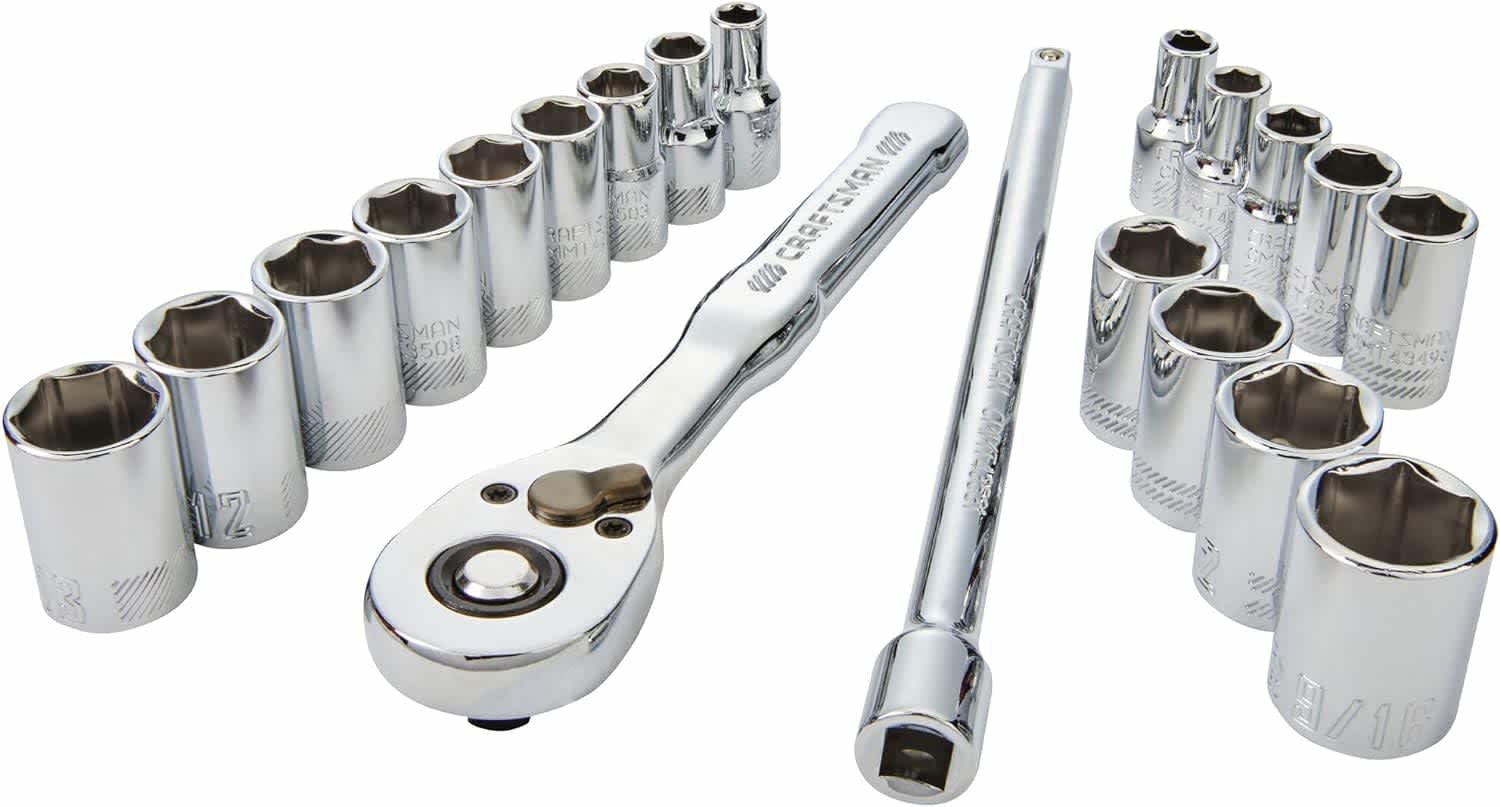 Craftsman 1/4" 20-Piece Mechanics Ratchet Tool Set