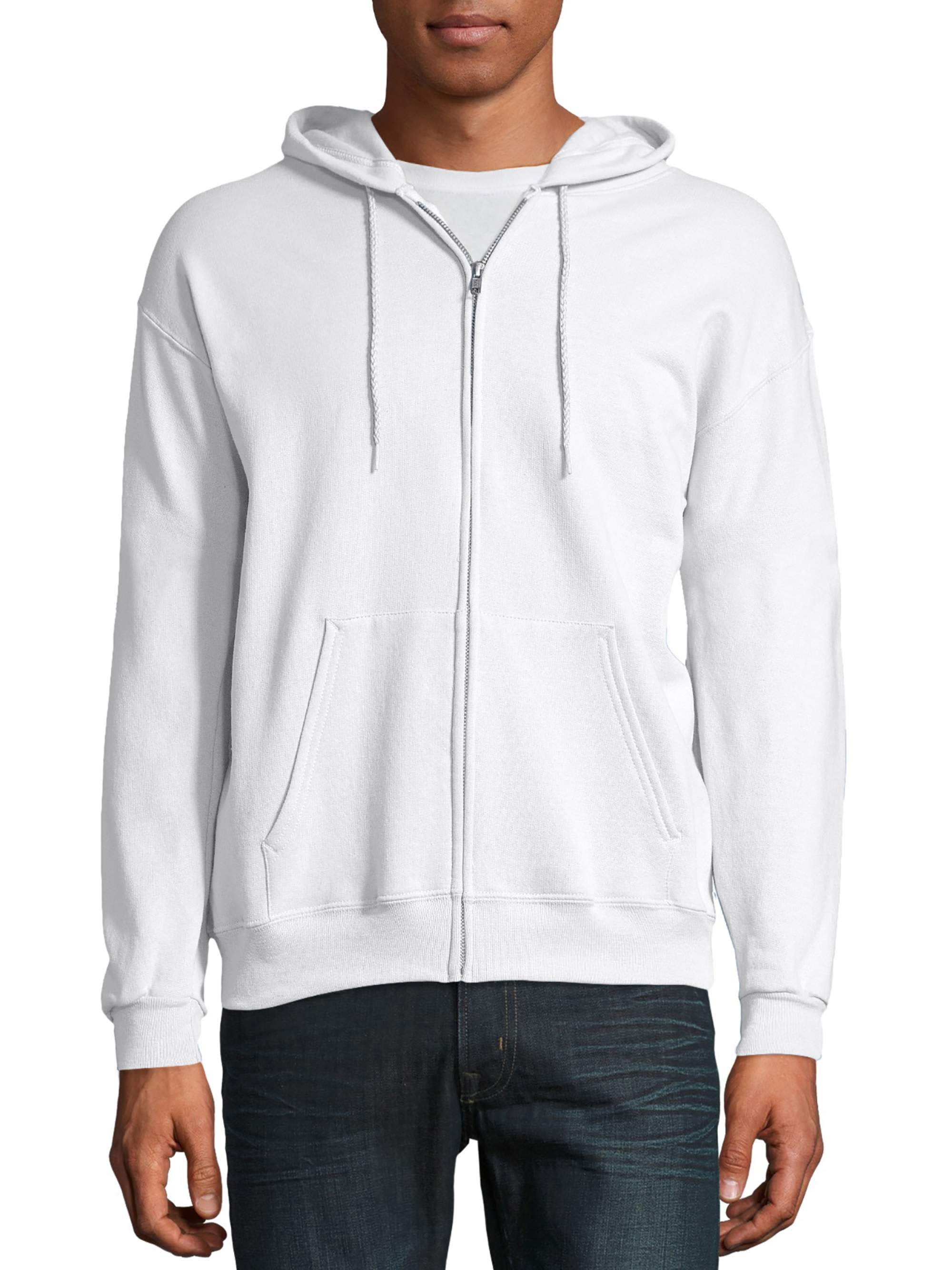 Hanes Men's Full-Zip EcoSmart Fleece Hoodie Hanes Men's Full-Zip EcoSmart Fleece Hoodie