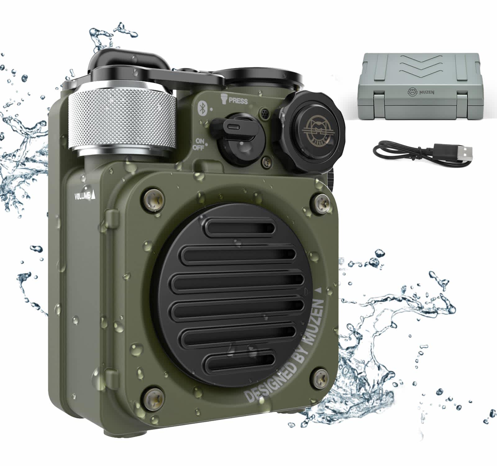 Muzen Wild Mini Rugged Portable Speaker