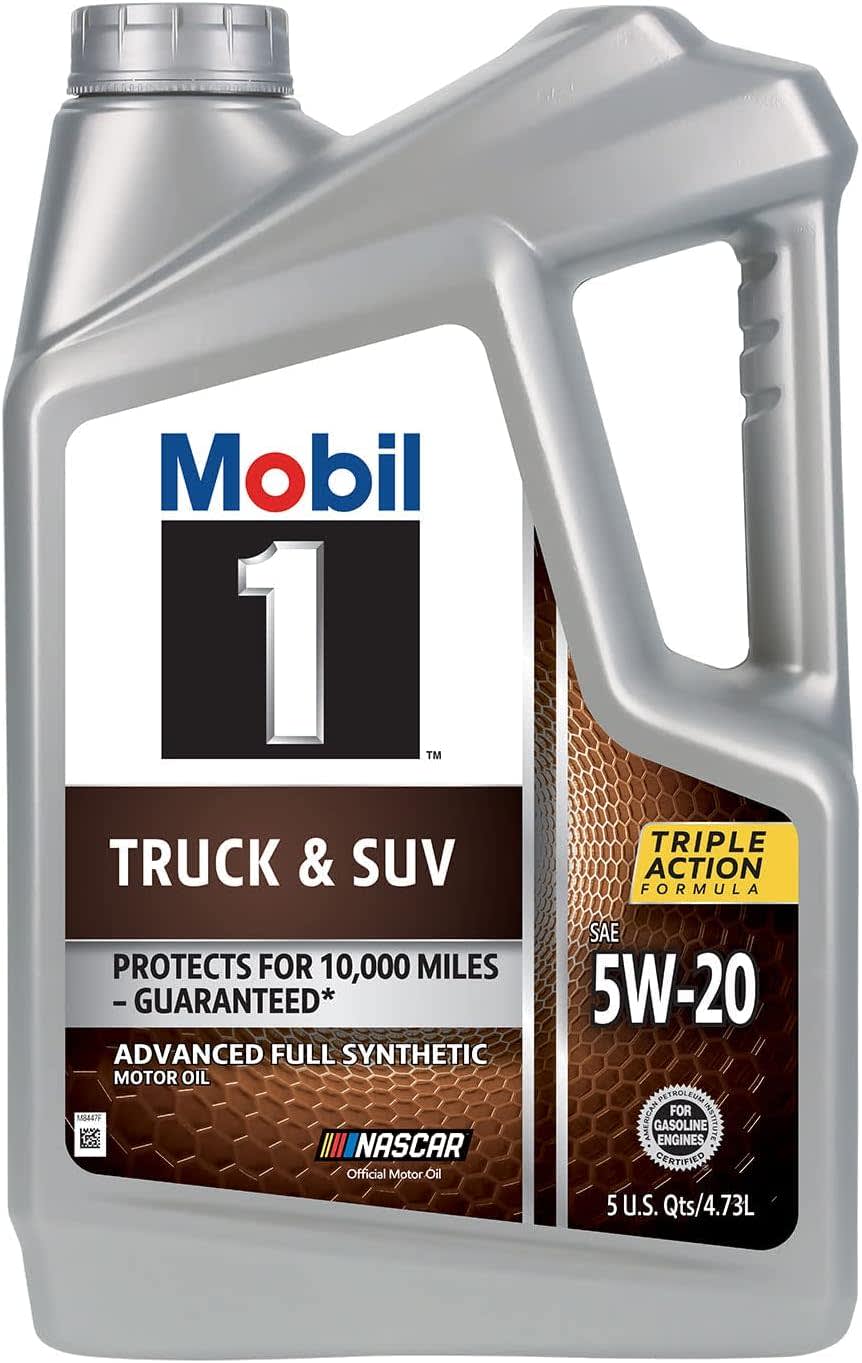 Mobil 1 Truck & SUV Full Synthetic Motor Oil 5W-20 5-Quart Bottle