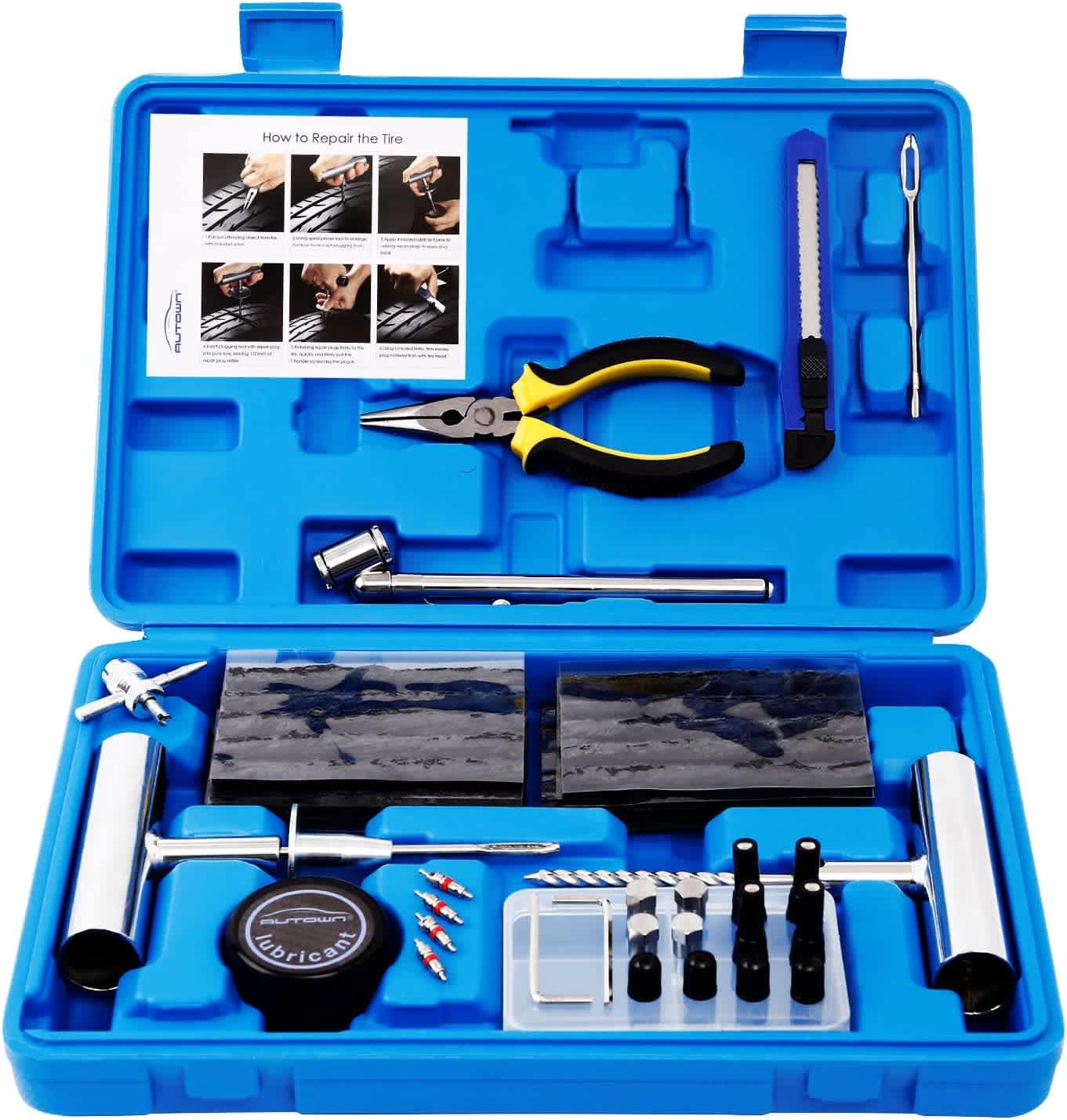 68-Piece Tire Repair Kit