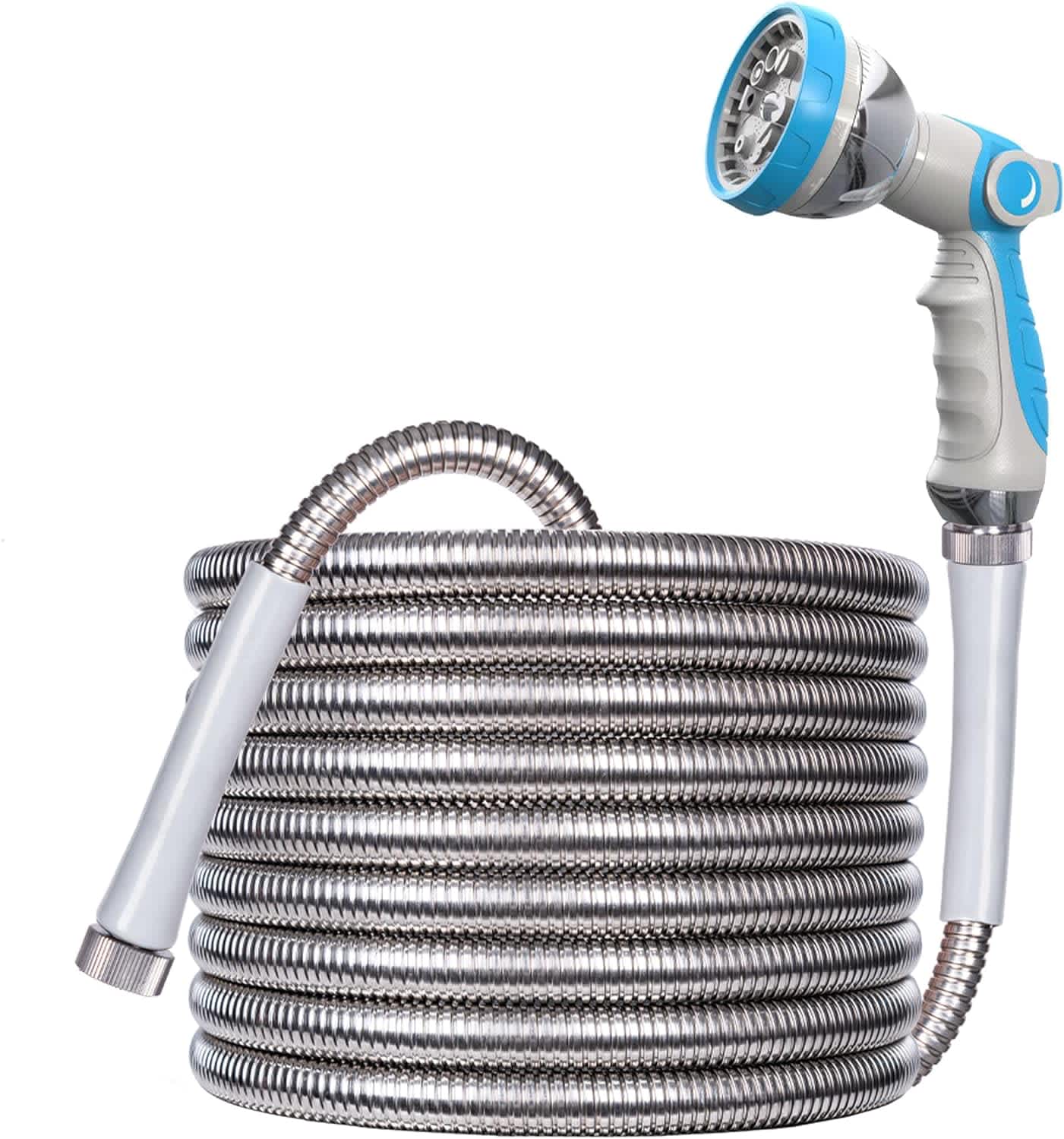 25-Foot Metal Expandable Garden Hose