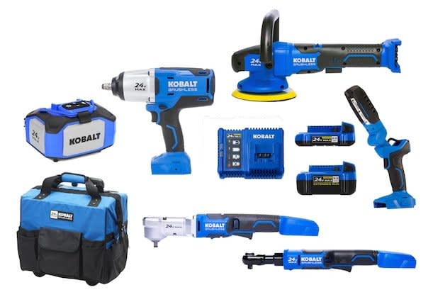 Kobalt 6-Tool Brushless Power Tool Combo Kit w/ Soft Rolling Case