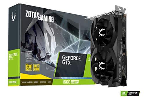 ZOTAC Gaming GeForce GTX 1660 Super Twin Fan, 6GB GDDR5, 192-bit, 1785MHz, 8Gbps, PCI Express 3.0
