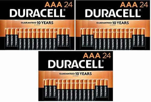 Duracell - CopperTop AAA Alkaline Batteries - Long Lasting, All-Purpose Triple A Battery for