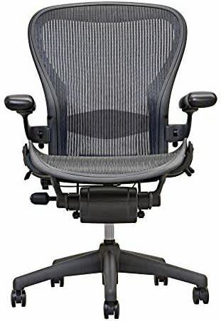 Open-Box Herman Miller Aeron Size B Office Chair w/ Adjustable Lumbar Support