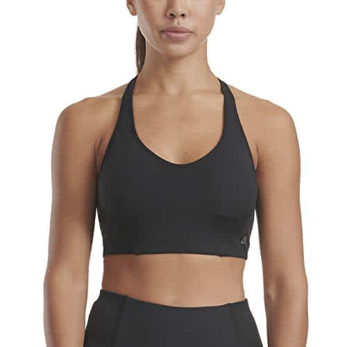 Spalding Women's Activewear Crossback Sports Bra, Regular & Plus Size, Black, XL
