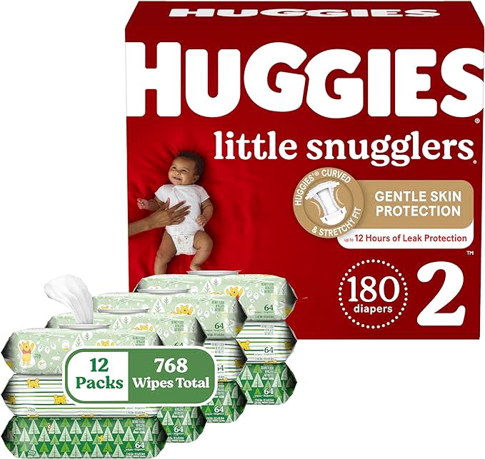 Huggies Diapers & Wipes Bundles at Amazon