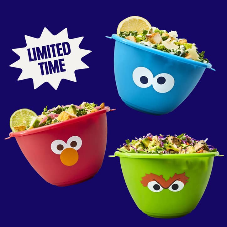 Just Salad Sesame Street Reusable Bowl