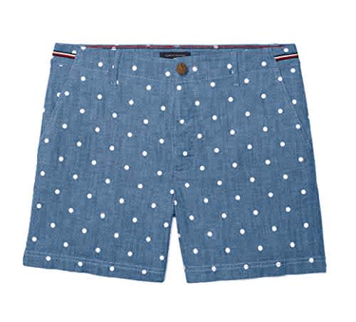 Tommy Hilfiger Women's Adaptive Shorts with Magnetic Fly, 7298 Hollywood 5IN Large