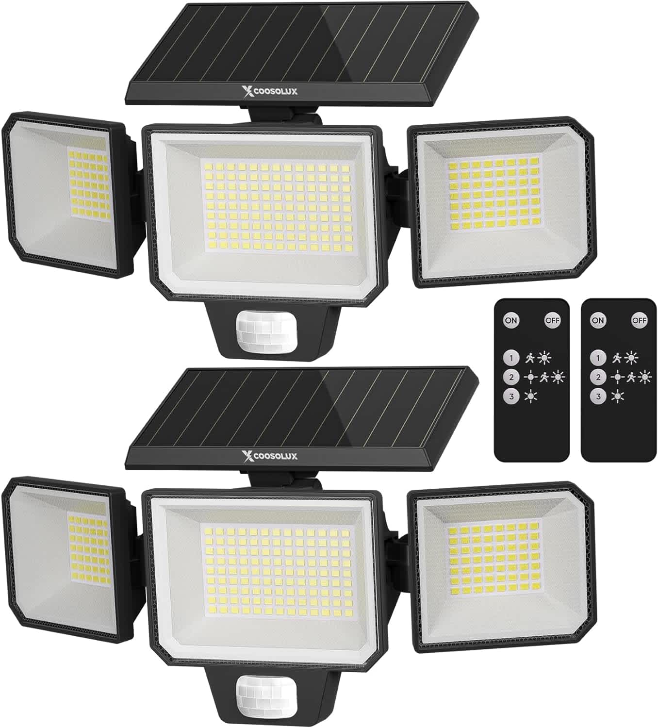 Solar Motion Sensor Light 2-Pack