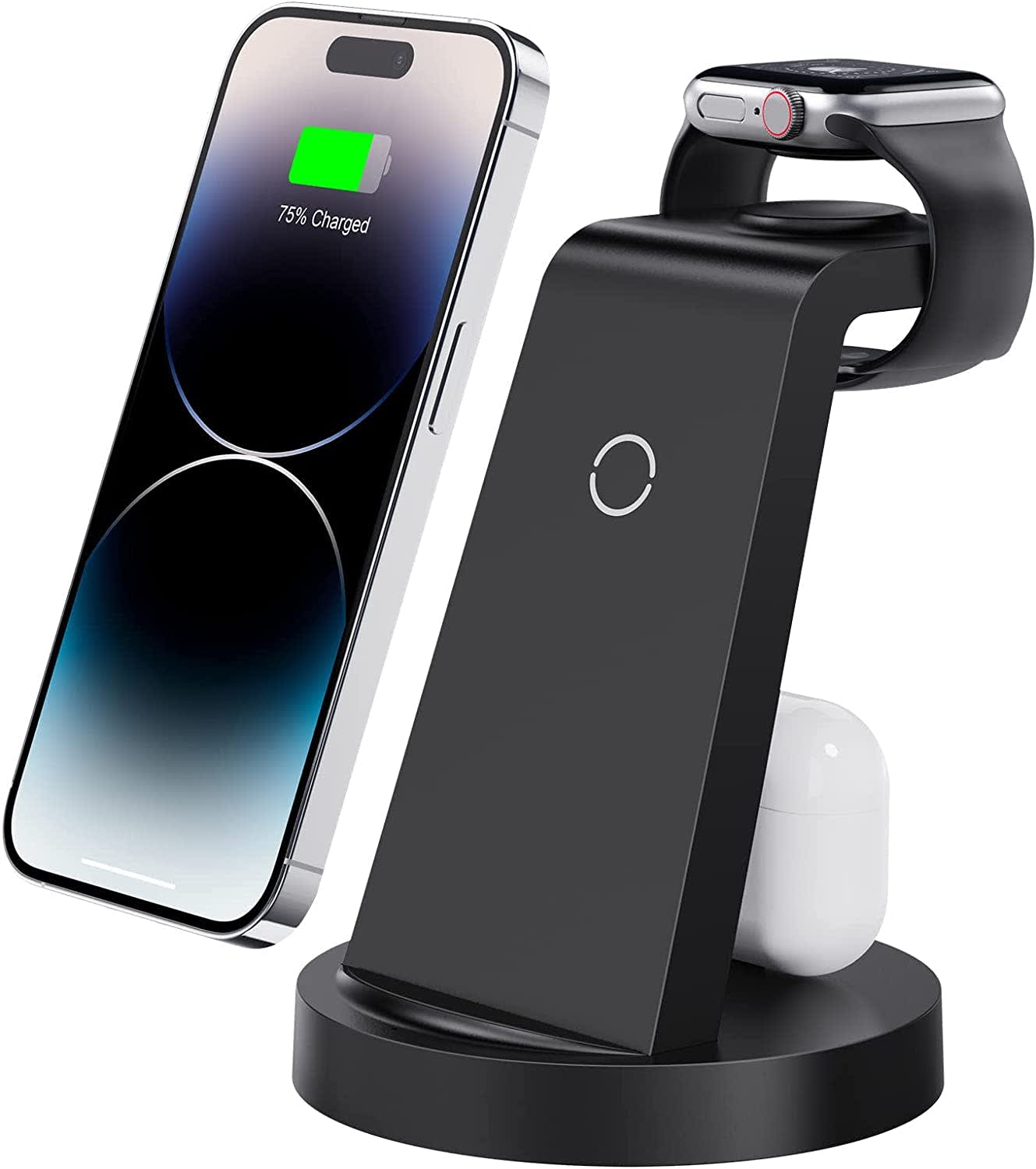 3-in-1 Wireless Charging Station for iPhone, Apple Watch, and AirPods