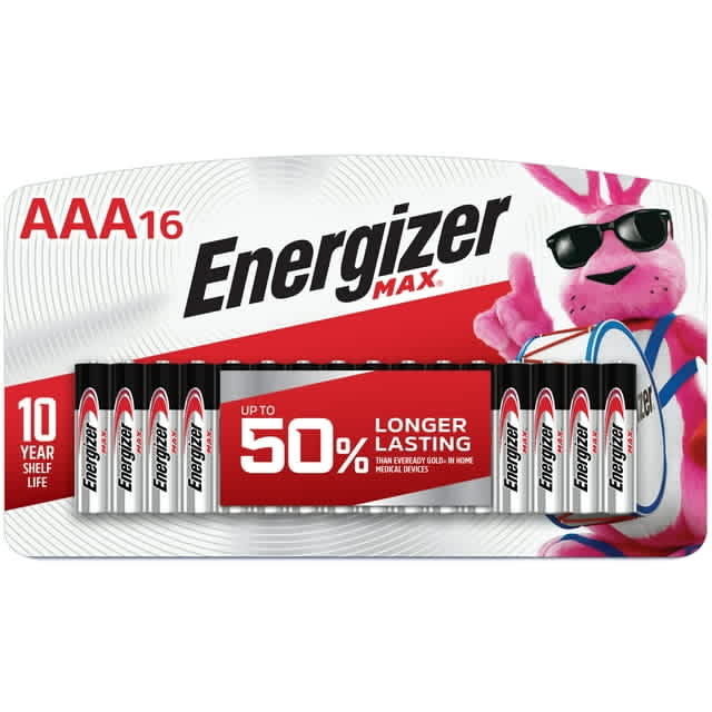 Energizer MAX AAA Batteries 16-Pack