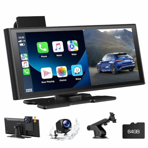 Volam 9.26" Wireless Car Stereo w/ Dash Cam