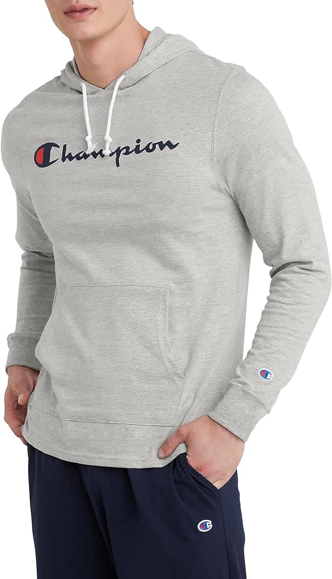 Champion Men's Midweight T-Shirt Hoodie