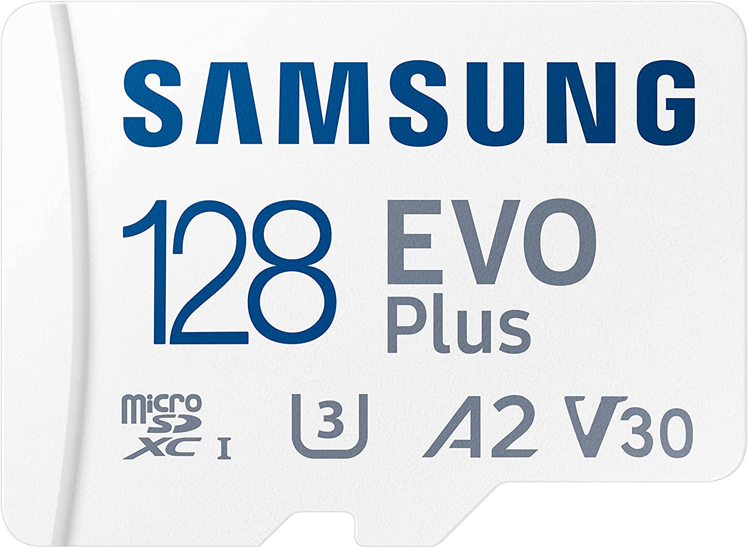 Samsung EVO Plus 128GB Micro SDXC w/ SD Adaptor